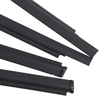 Nouvelles bandes d'étanchéité de garniture de ceinture de joint de fenêtre de voiture pour Toyota Sequoia 2001-2007 #75720-0C010 75710-0C010