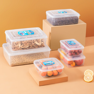 Nhà bếp đa chức năng nhựa thực phẩm kín ngũ cốc hộp lưu trữ tủ lạnh thực phẩm tươi lưu trữ <span class=keywords><strong>container</strong></span> - Product Image 5
