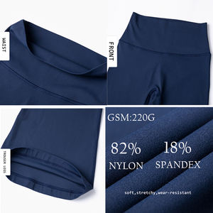 Pantalon Évasé Femme Mode pour Fitness Yoga, Tissu Nylon Sensation Peau Nue, Taille Haute, Sans Couture Frontale, Legging Évasé Femme - Product Image 5