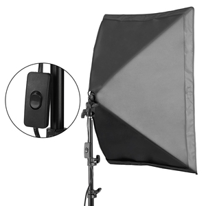 Kit d'éclairage photo professionnel CPYP avec boîte à lumière et trépied de 2,1 m - Product Image 5