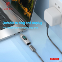 Earldom 60W de carga rápida USB tipo C Adaptador 8 pines a C OTG conectores para iPhone para Samsung Laptop Pantalla de teléfono móvil usuarios