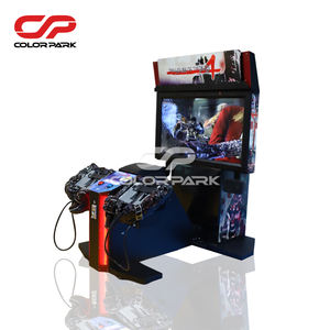 Parque colorido, gran oferta, venta al por mayor, simulación de dinosaurio, regalo de moneda para niños, máquina de caza, máquina de juego de disparos de simulación - Product Image 2