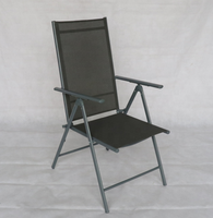Chaise de patio de salle à manger en aluminium Commercial pour jardin hôtel restaurant chaise empilable
