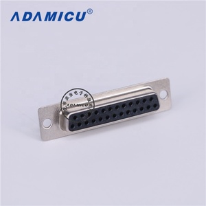 25 Pin dB cổng nữ pin loại điện tử kết nối dây hàn <span class=keywords><strong>v</strong></span>ật liệu đồng thau 2A Đánh giá hiện tại - Product Image 6