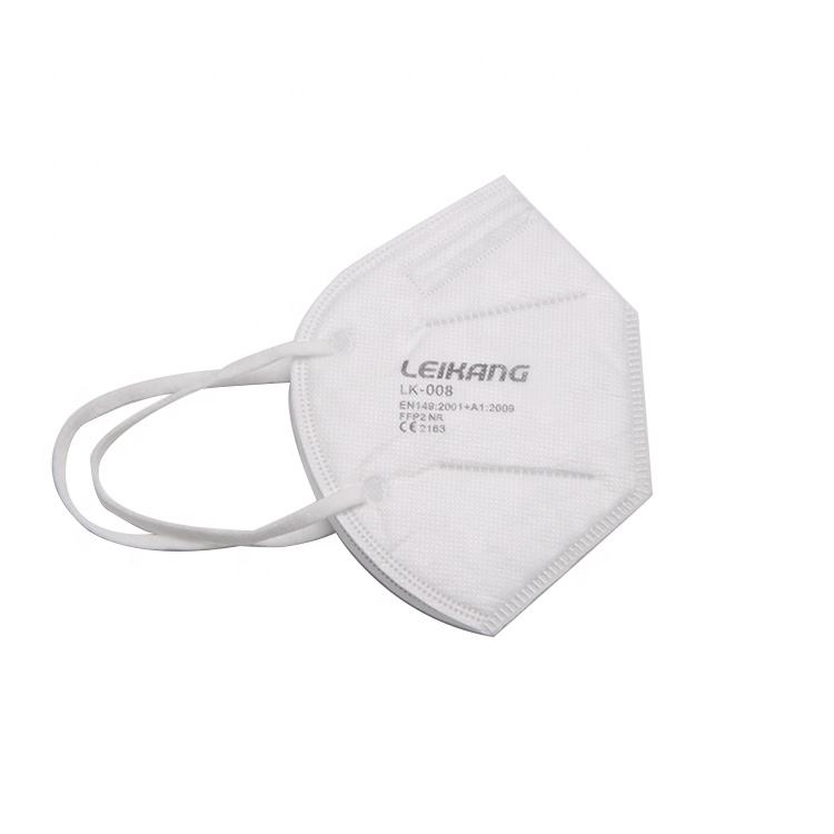 Leikang brand Fast delivery factory price FFP2 disposable face mask 5Ply KN95 face mask ffp2