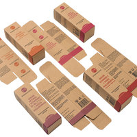 Boîte cadeau pliante en papier kraft personnalisée, emballage de haute qualité, design luxueux, matériaux recyclés, logistique de produits gratuite, emballage