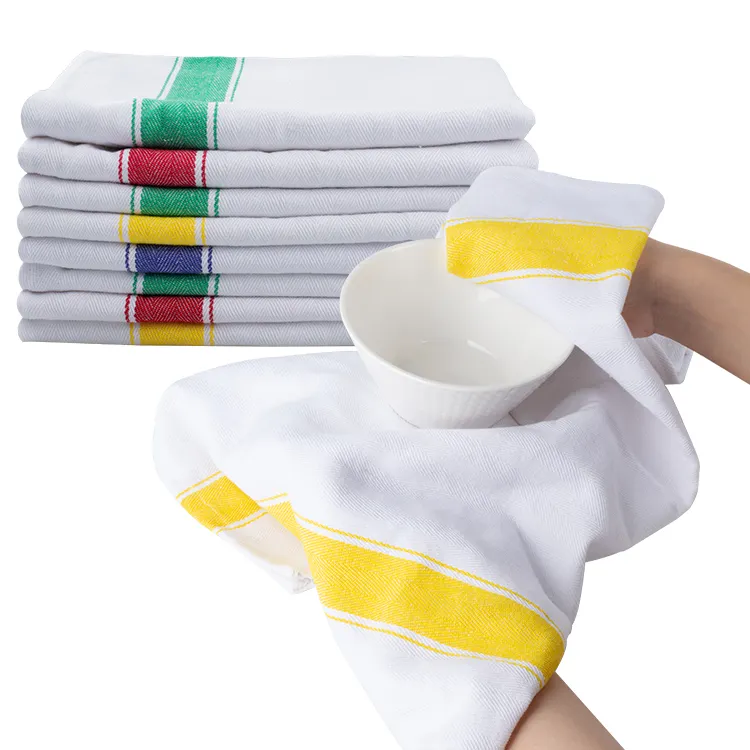 Nhà bếp trà khăn bông bán buôn nhà bếp năm mới/Giáng sinh tái sử dụng nhà bếp khăn Set