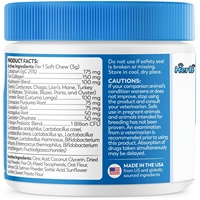 Friandises pour chiens sous marque privée ODM/OEM : Soulagement des allergies, soutien immunitaire, absorption rapide, bouchées molles sûres, huile de poisson, vitamines, pour grandes races