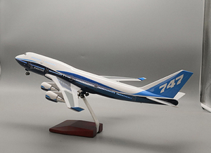 Regalos Empresariales, Arte Popular, Resina, LED, Simulación, Avión <span class=keywords><strong>de</strong></span> Escritorio, Prototipo <span class=keywords><strong>de</strong></span> Boeing 747, Modelo <span class=keywords><strong>de</strong></span> Avión a Escala 1/150 - Product Image 6