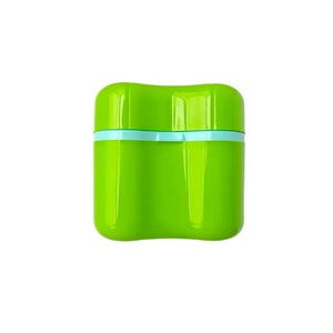 Boîte de rangement en plastique pour prothèse dentaire avec filtre, couleur verte - Product Image 1