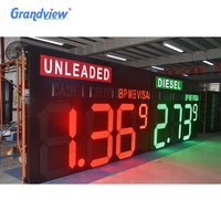 Étanche 7 segments numérique Led carburant essence Led prix signe/led Station d'huile affichage/essence Station service écran