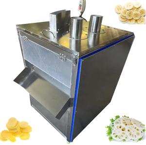 Hot Selling Automatic Commercial <b>Small</b> Fruit and Vegetable Slicing Machine with Motor 304 Stainless Steel 500-800kg/h Capacity - Product Image 1