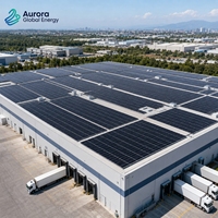 Module solaire monocristallin bifacial 660W, performance stable sous intensité lumineuse variable, projets solaires mixtes sur réseau