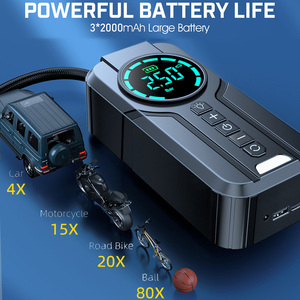 OEM 12V 타이어 공기주입기 디지털 자동 타이어 공기주입기 휴대용 미니 무선 에어펌프 자동차 에어 컴프레서 - Product Image 3