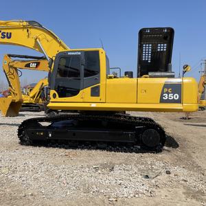 Haute qualité 35 tonnes Komatsu PC350 pelle d'occasion bon état Construction machines à chenilles pompe à engrenages roulement moteur - Product Image 2