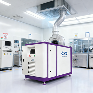 Souffleur sans huile à roulement magnétique haute vitesse, à faible consommation d'énergie, pour usage industriel. Cet article utilise un roulement à contact. - Product Image 1