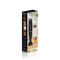 Mixeur Plongeant Multifonction AiMW avec Lame en Acier Inoxydable, Petit Robot Culinaire pour Bébé, Commande par Bouton Poussoir, Vitesse Réglable