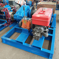 Treuil diesel portable à haute traction avec vitesse de levage rapide pour la construction et l'exploitation minière