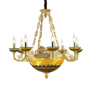 Lustre de salon et de chambre à coucher haut de gamme européen, nouveau lustre, <span class=keywords><strong>chandelier</strong></span>, luxe, bronze antique - Product Image 6