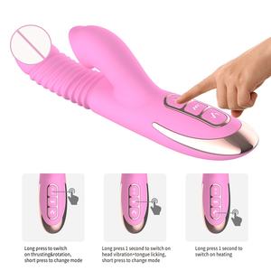 女性の大人のおもちゃのための高品質の受信機Gスポットバイブレーター女性の大人のおもちゃのための真空ディルド発振器 - Product Image 5