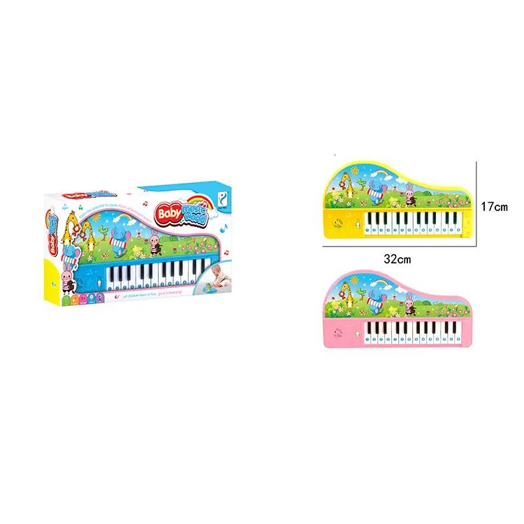 2020 New Little Baby Educational Cartoon Musical Keyboard Piano Toy Electronic Organ