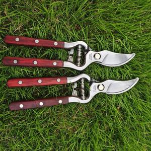 Sécateur de taille Mactek avec poignée en bois de rose et lame en acier inoxydable 20-30 mm pour l'élagage des arbres fruitiers et des jardins - Product Image 1