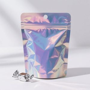 ถุงซิปพลาสติกโฮโลแกรมใสห่ออาหารกันความชื้นได้ถุงซิปโฮโลแกรมออกแบบได้ตามต้องการ - Product Image 4