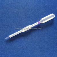 Pipette de transfert de laboratoire jetable en plastique avec tube capillaire de 100 µl KEHUA et pipette Pasteur en verre borosilicate de haute qualité