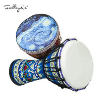 10 Inch Professional African Drums Hand Drums Set Children Beginners Musical Instruments Made Aluminum Drum Chamber