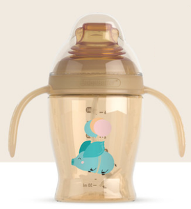 Bouteille d'alimentation Anti-coliques pour <span class=keywords><strong>bébé</strong></span>, bleu, <span class=keywords><strong>garçon</strong></span>, rose, cadeau pour fille, sans BPA, tasse à boire, paille à mâcher, bouteille pour <span class=keywords><strong>bébé</strong></span>, nouveauté 2021 - Product Image 6