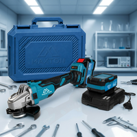 Meuleuse d'angle sans fil MAXTON MT9100-4 avec batterie 4.0Ah - Outil professionnel de polissage et de conditionnement des surfaces
