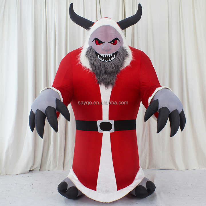 2025 Unisex Halloween Anime Theme Inflatable Evil Monster Mascot Costume Plush Walking Furry Giant for Decoration Events Rental