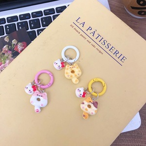 Llavero con Colgante de Auriculares y Mochila con Diseño de Gatito Siamés de Dibujos Animados, con Hebilla Circular KTins - Product Image 4