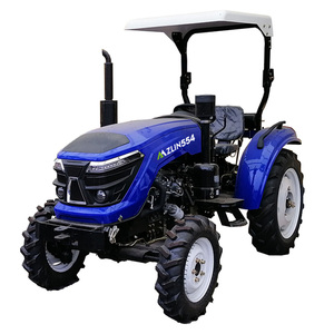 Tracteur miniature 4x4 ZLIN 55HP à transmission par engrenages avec chargeur frontal et pelle arrière pour une utilisation agricole et de jardinage à haute productivité - Product Image 1
