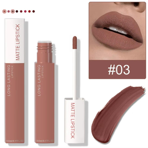 ลิปสติกเนื้อแมทท์สีชัด MLM, ลิปกลอสเนื้อครีมกำมะหยี่ติดทนนาน, ลิปสีกันน้ำแบบกำหนดเอง ลิปกลอสติดทน - Product Image 5