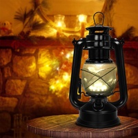 Lampe à huile en fer à mèche Vintage, lanternes de Camping, lampe Portable, tête de mort, batterie légère, lampes à huile rétro, lanterne à kérosène