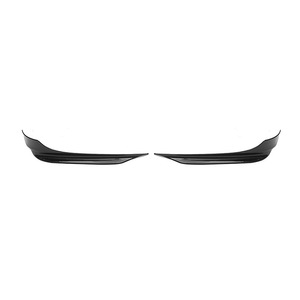 สปอยเลอร์กันชนหน้า BMW สีดำเงา ลายคาร์บอน สำหรับ E90 ปี 2009-2011 รุ่น Non MT วัสดุ ABS - Product Image 2
