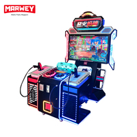 Machine de jeu de tir d'arcade à monnayeur pour deux joueurs avec pistolets optiques, pour centre de divertissement familial et aire de jeux intérieure