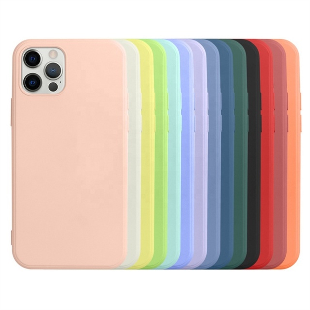 Shockproof Waterproof Eco-friendly Soft Cover for 13 Case Original Quality Genuine Liquid Silicone Microfiber Phone Case