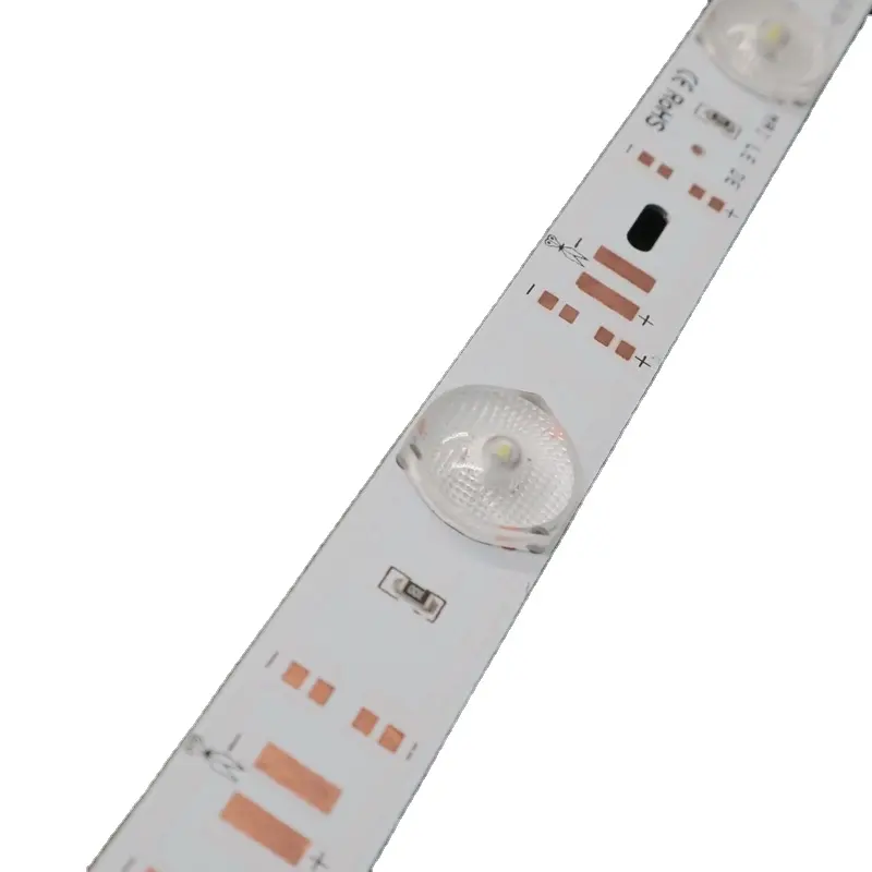 LED tira dura DC12V de celosía de fondo duro tira con SMD3030 12leds 12W 18W cortina de 170 grados de la Lente de la difusión LED tira