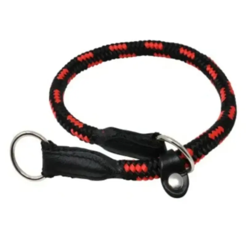 Hersteller Großhandel langlebiges Nylon geflochten ohne Ziehen Seil Training Slip-Hundehalsband