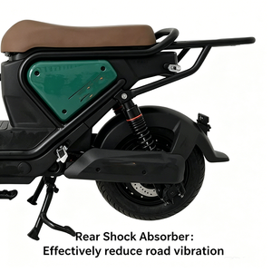 Bicicleta Eléctrica con Suspensión Hidráulica Delantera y Trasera, <span class=keywords><strong>Alarma</strong></span> Inteligente con Control Remoto, 3 Velocidades, Batería de Plomo-Ácido - Product Image 4