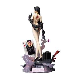 Nuovo commercio all'ingrosso Boa Hancock prendere la pistola imperatore femminile un personaggio Sexy Pvc Anime figure mobili abbigliamento GK 1/4 con scatola - Product Image 1