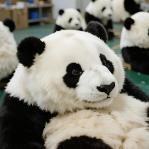 Cuộc sống-kích thước <span class=keywords><strong>Panda</strong></span> animatronic mô hình nhựa động vật nhân tạo cho các dịp công cộng trung tâm mua sắm vườn thú sản xuất phim - Product Image 5