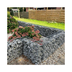 Haute qualité 2*1*1m galvanisé Gabion grillage clôture mur de soutènement traitement de Surface trempé à chaud soudé <span class=keywords><strong>coupe</strong></span> de <span class=keywords><strong>fil</strong></span> carré - Product Image 3