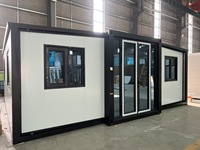 Maison de luxe démontable à plat avec conception de transport compacte pour projet scolaire