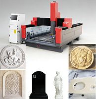 Machine de gravure CNC stable pour la sculpture 3D sur pierre