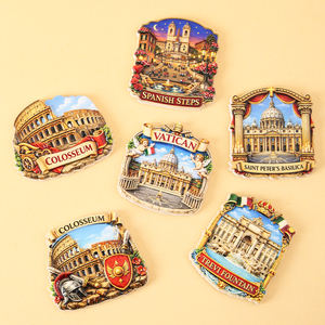 Imán de Refrigerador 3D de Resina Moderno y Personalizable con Monumentos Famosos de <span class=keywords><strong>Roma</strong></span>, Italia, Recuerdo Turístico - Product Image 1