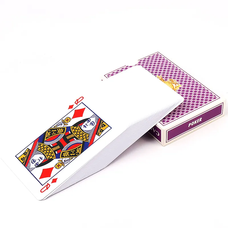 Spanish Language Custom Logo Casino Popular Waterproof 100% PVC 54cards Poker cards