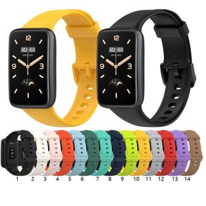 Correa de silicona inteligente colorida para <span class=keywords><strong>Xiaomi</strong></span> Mi <span class=keywords><strong>Band</strong></span> <span class=keywords><strong>7</strong></span> <span class=keywords><strong>Pro</strong></span>, accesorios de correa de reloj - Product Image 2